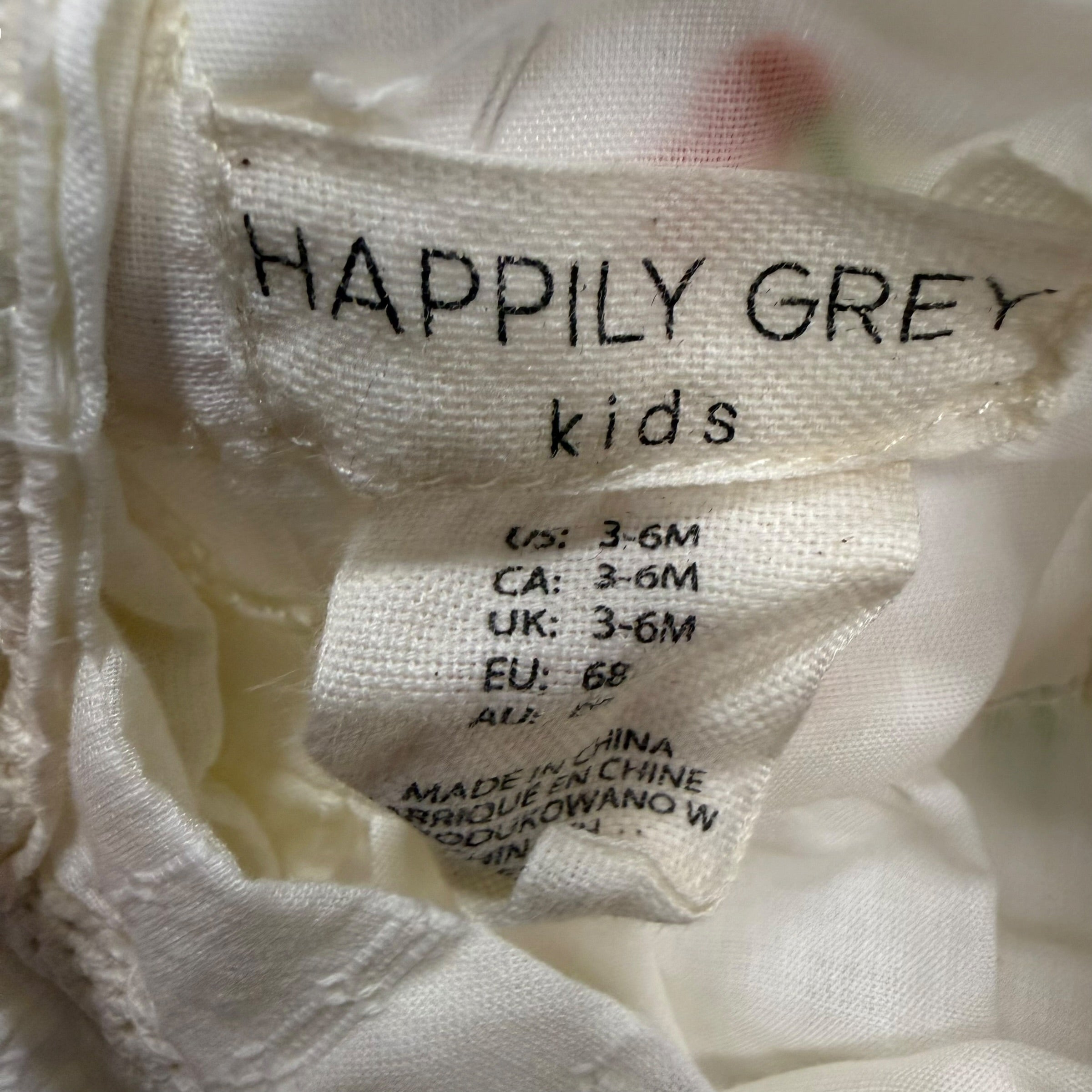 Happily Grey Newborn Girls Flutter Sleeve Cherry Dress, Bloomer, and Coordinated Hat 3-Piece Set (Size 3-6 Months) - Ready Kids Canada