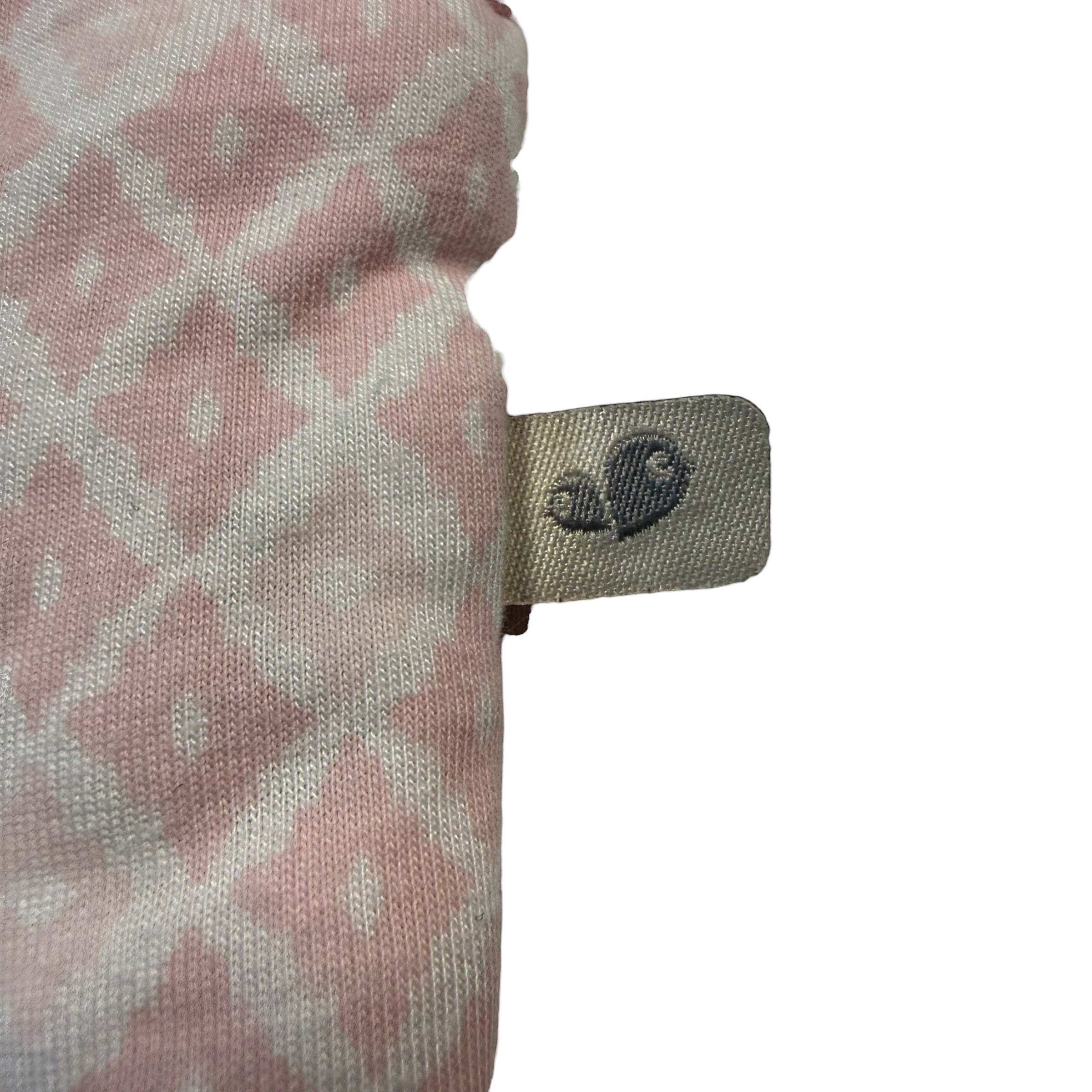 Perlimpinpin Transition Sleep Suit – Pink & White Geometric (Size 3-6 Months) - Ready Kids Canada
