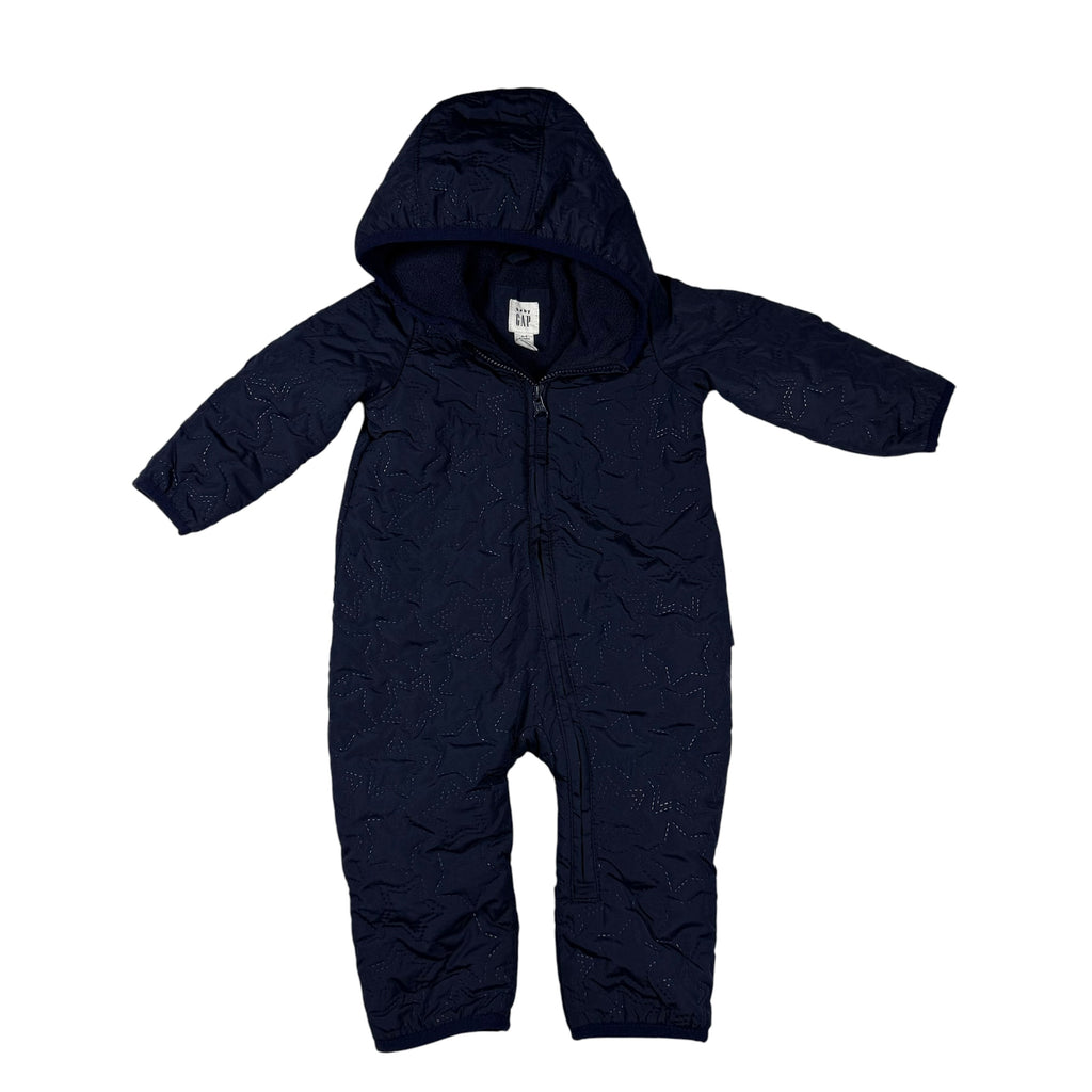 Baby Gap Quilted Hooded Bunting - Navy - 0-3 Months - Ready Kids Canada
