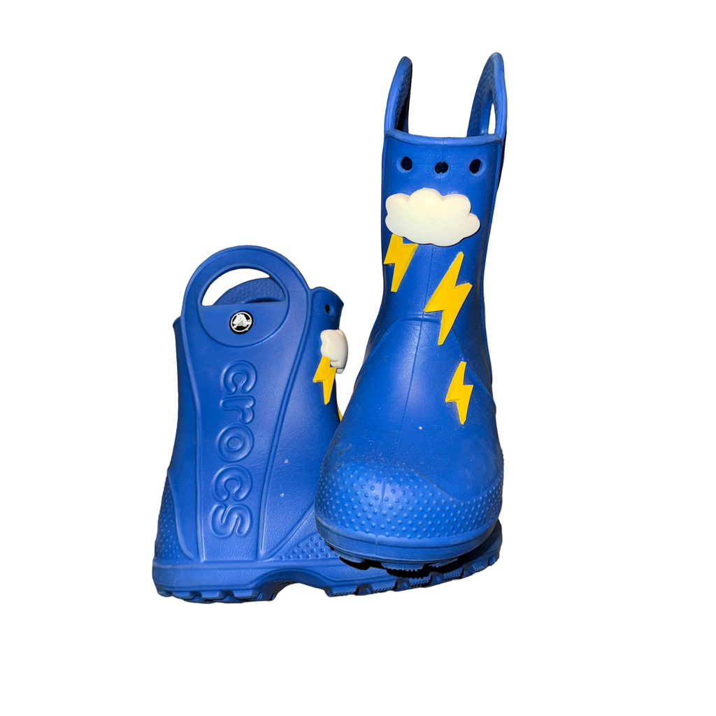 Crocs little kid toddler size 11 Handle It rain boots waterproof