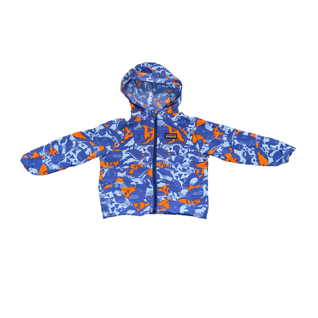 Patagonia hooded windbreaker 12 months baby lightweight jacket