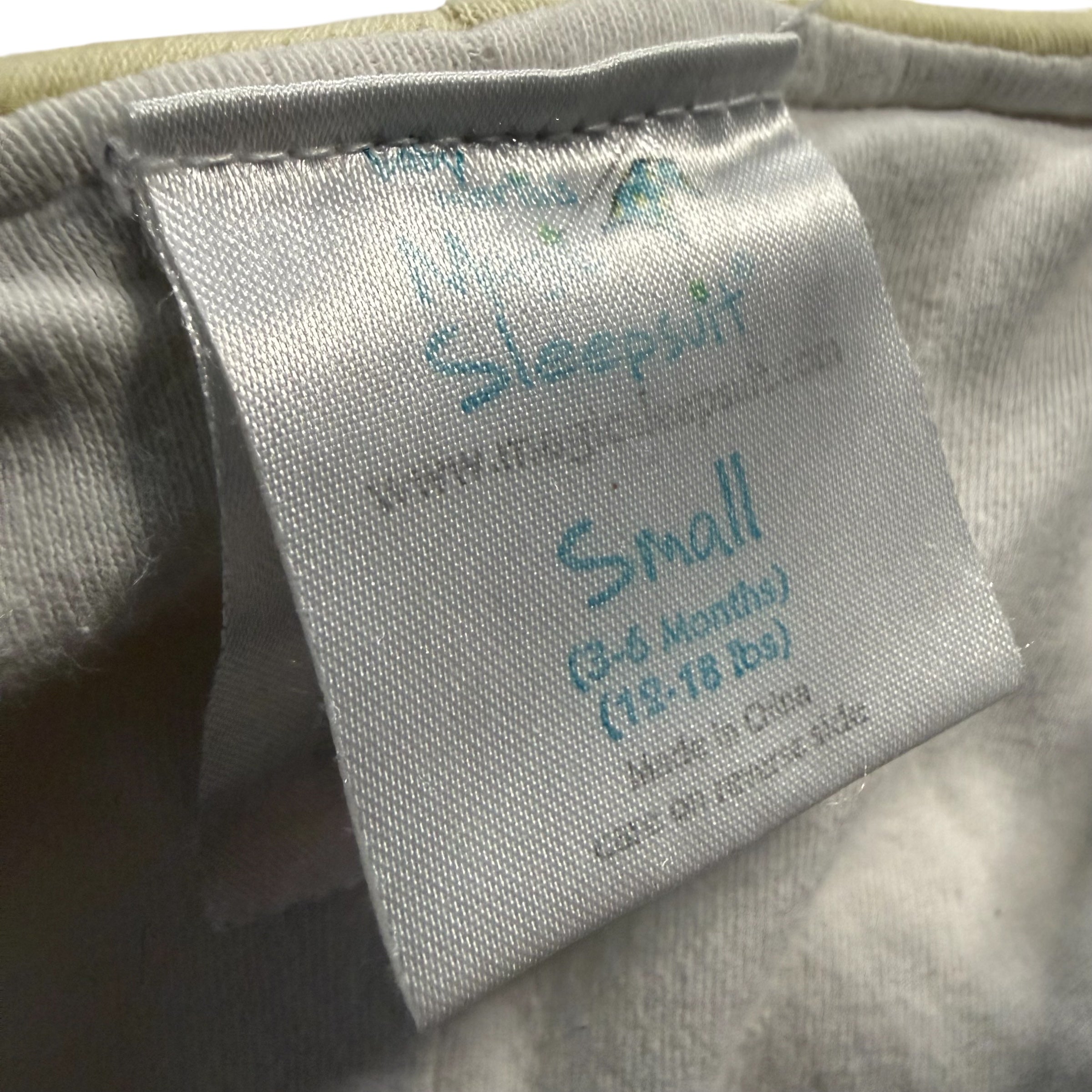 Baby Merlin's Magic Sleepsuit Small 3-6 months yellow