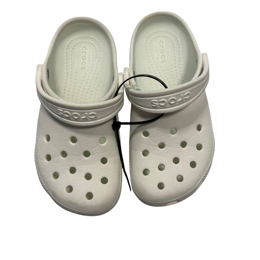 Crocs Little Kids Size 13 Bone White Classic Clogs - Ready Kids Canada