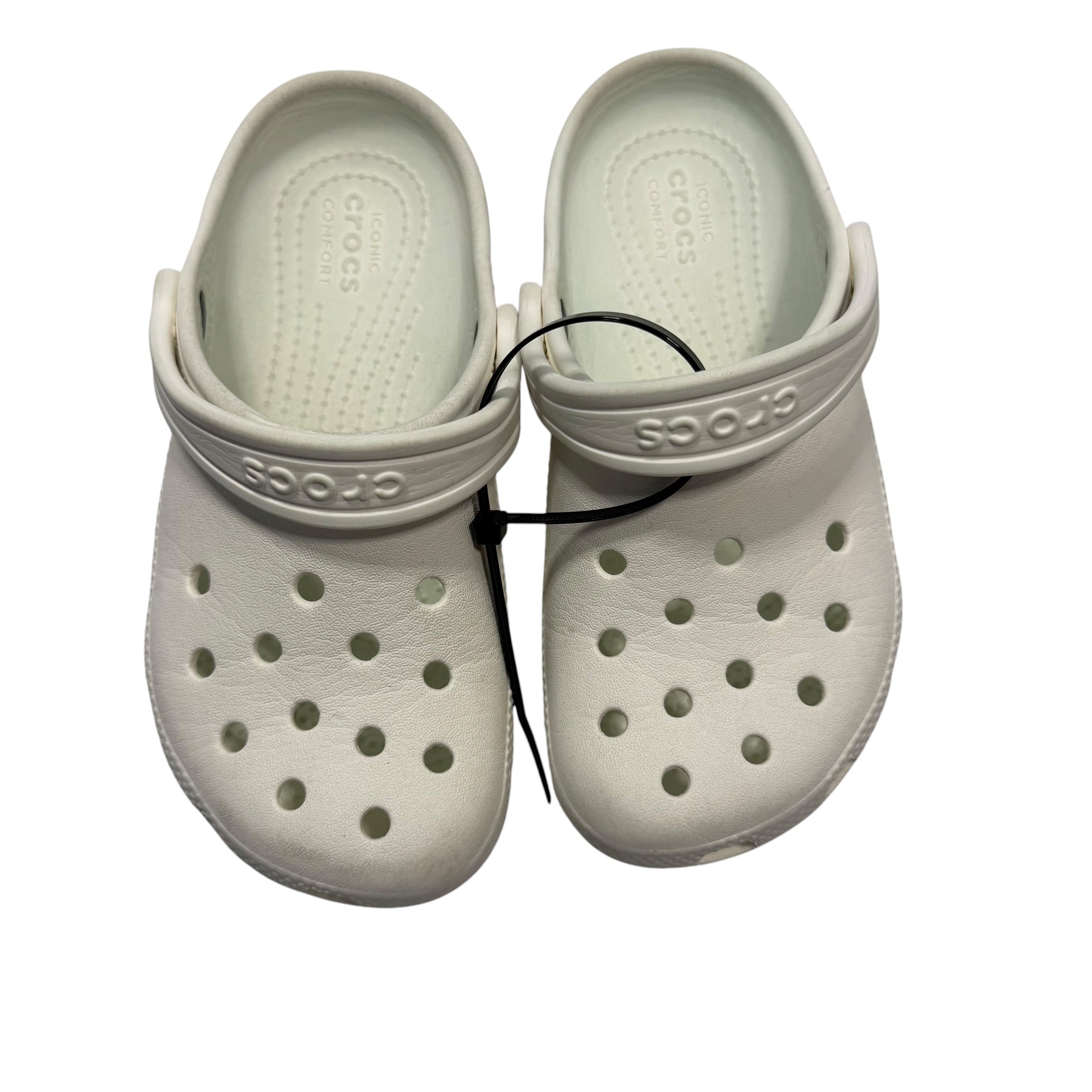 Crocs Little Kids Size 13 Bone White Classic Clogs - Ready Kids Canada