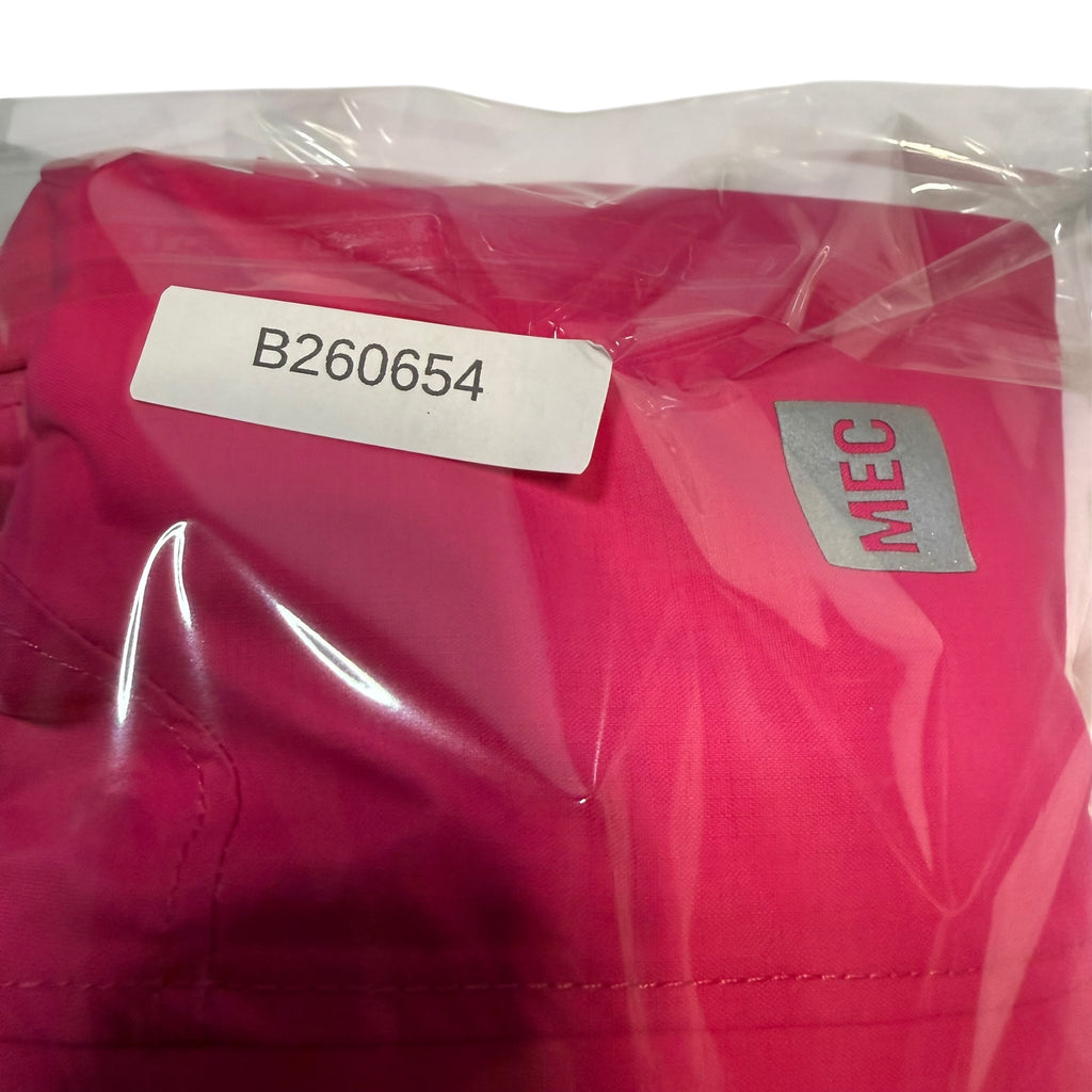MEC Size 8 Girls Rain Jacket Coat Pink With Reflective Strips