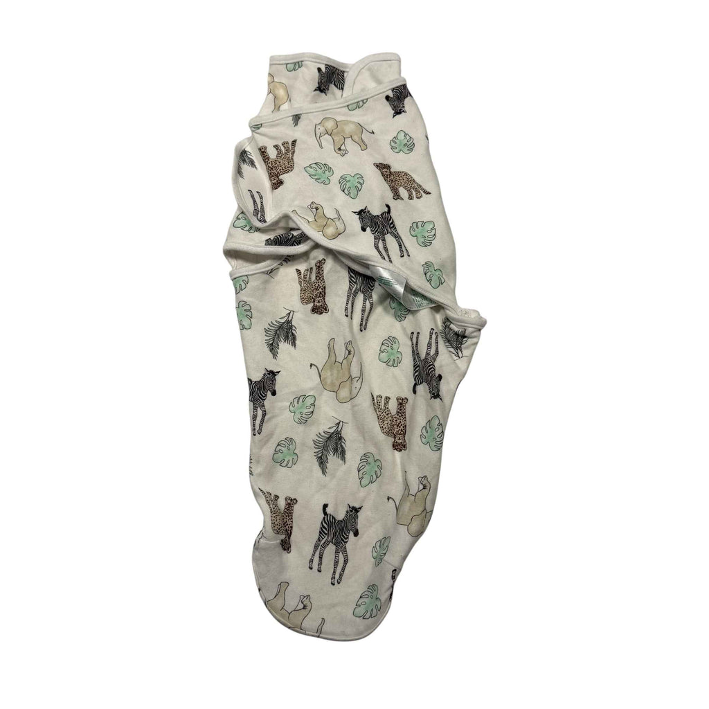 Aden & Anais Swaddle 0-3 Months Jungle Animals Woven Cotton