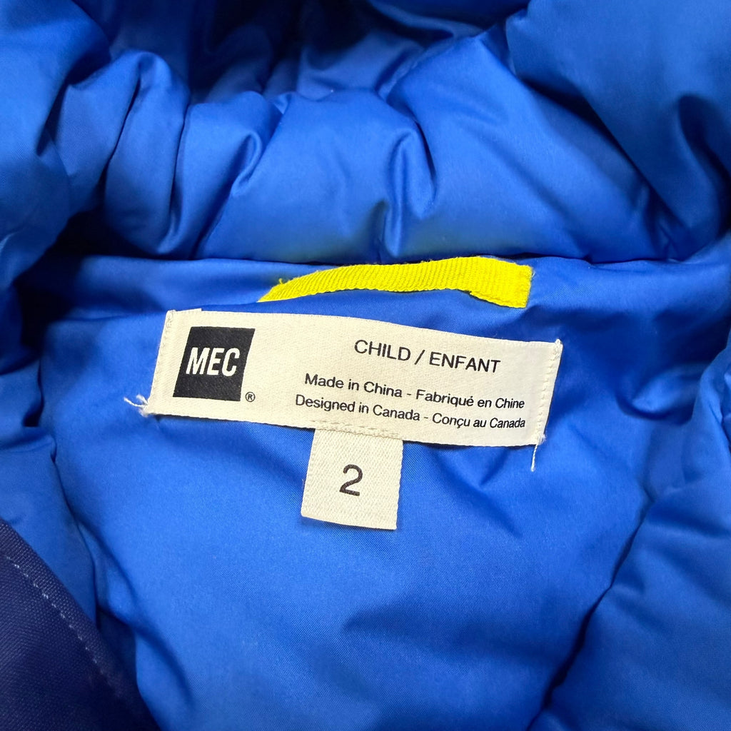 MEC Toaster Jacket and Bib Snow Pants Blue and Black 2T - Ready Kids Canada