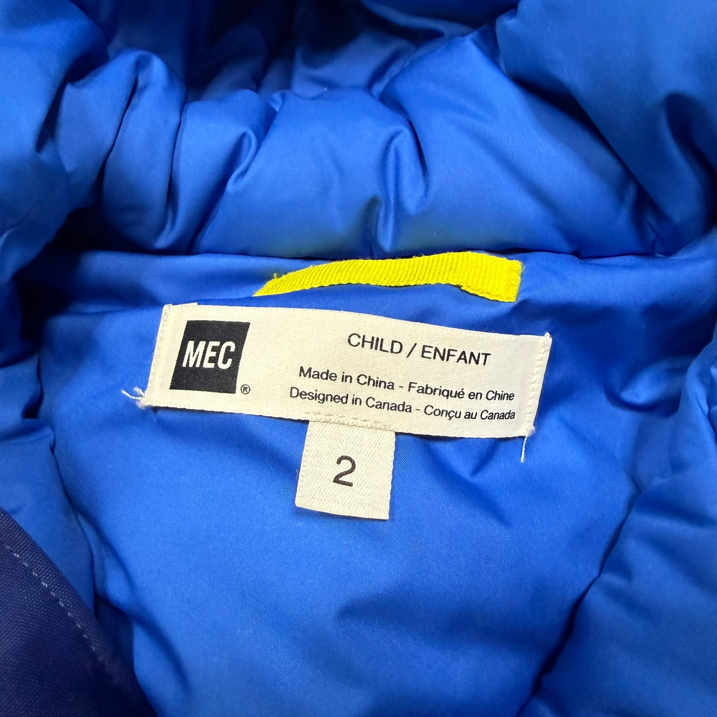MEC Toaster Jacket and Bib Snow Pants Blue and Black 2T - Ready Kids Canada