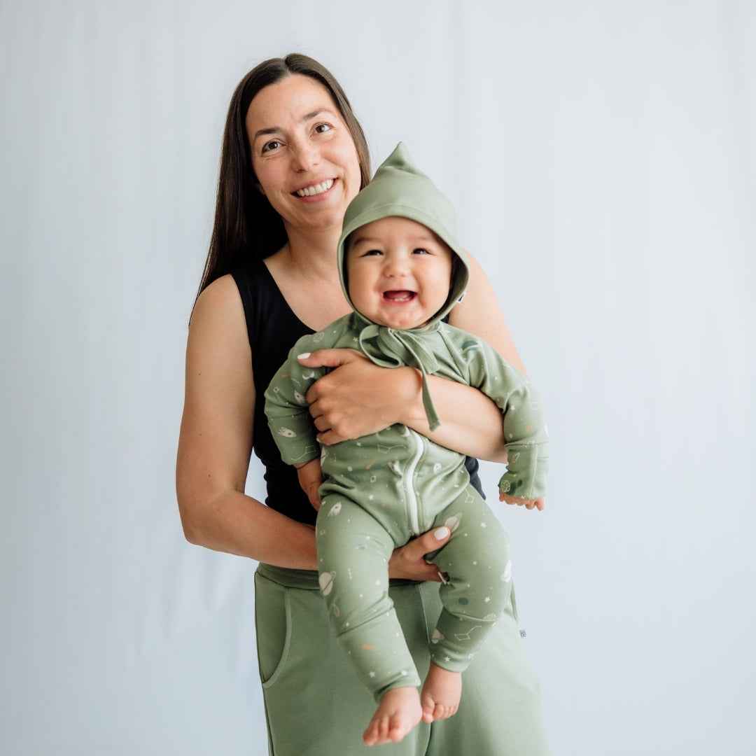 Bamboo Baby Zipper Sleeper