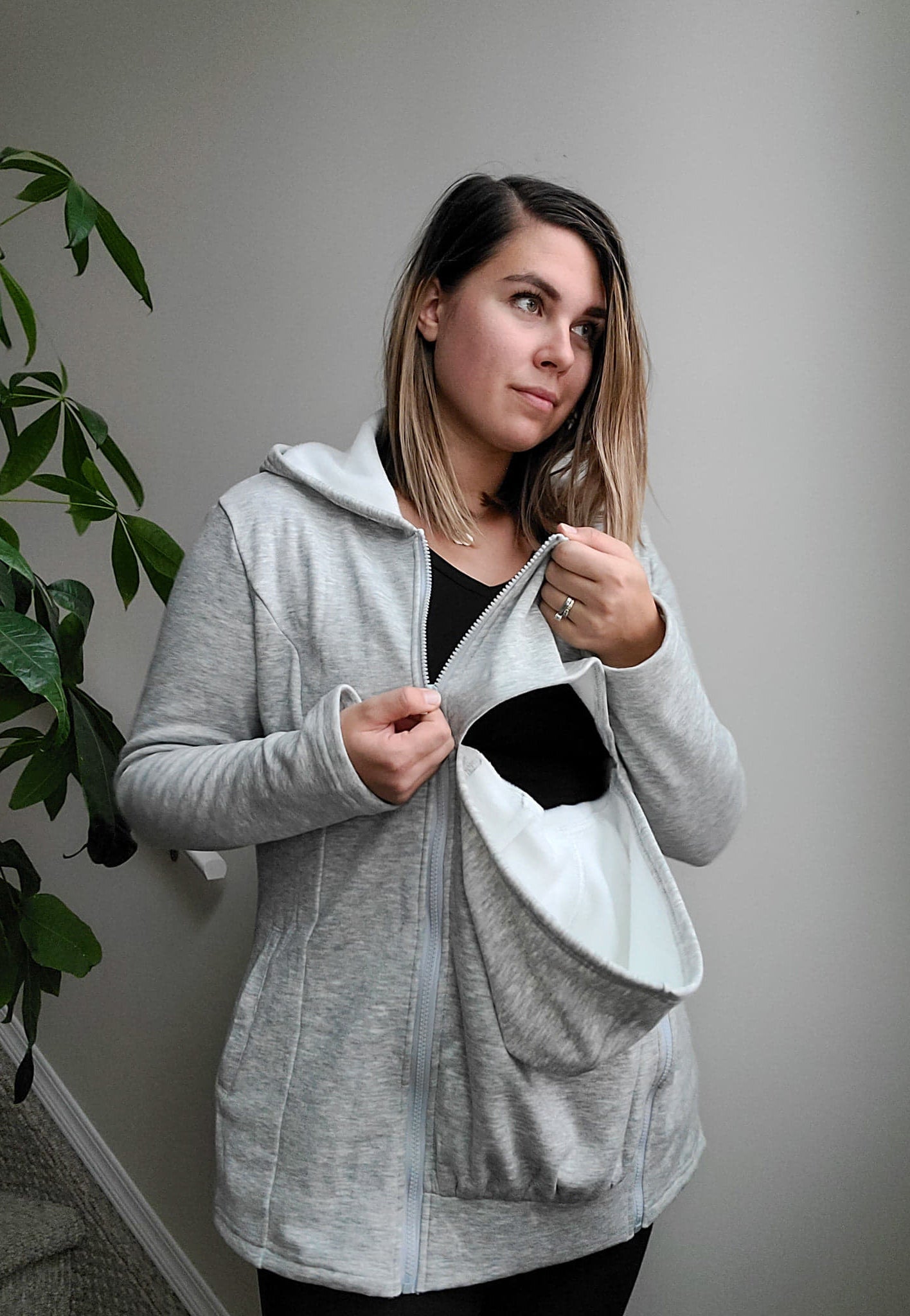 Ella Bella Basics™ 2-in-1 Fleece Baby Carrying Hoodie - Ready Kids Canada