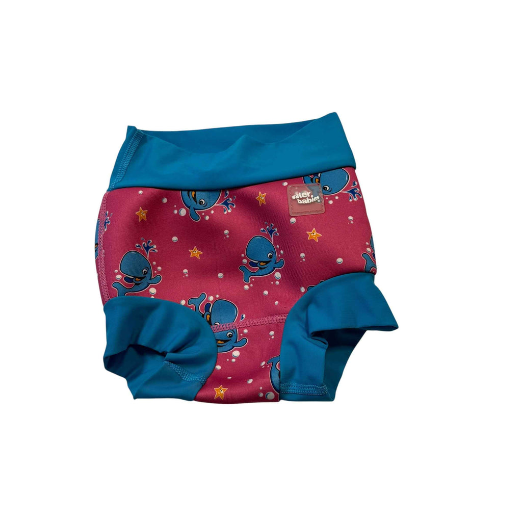 Water Babies Bubba Happy Nappy Swim Diaper (Pink Whale) XXL - Ready Kids Canada
