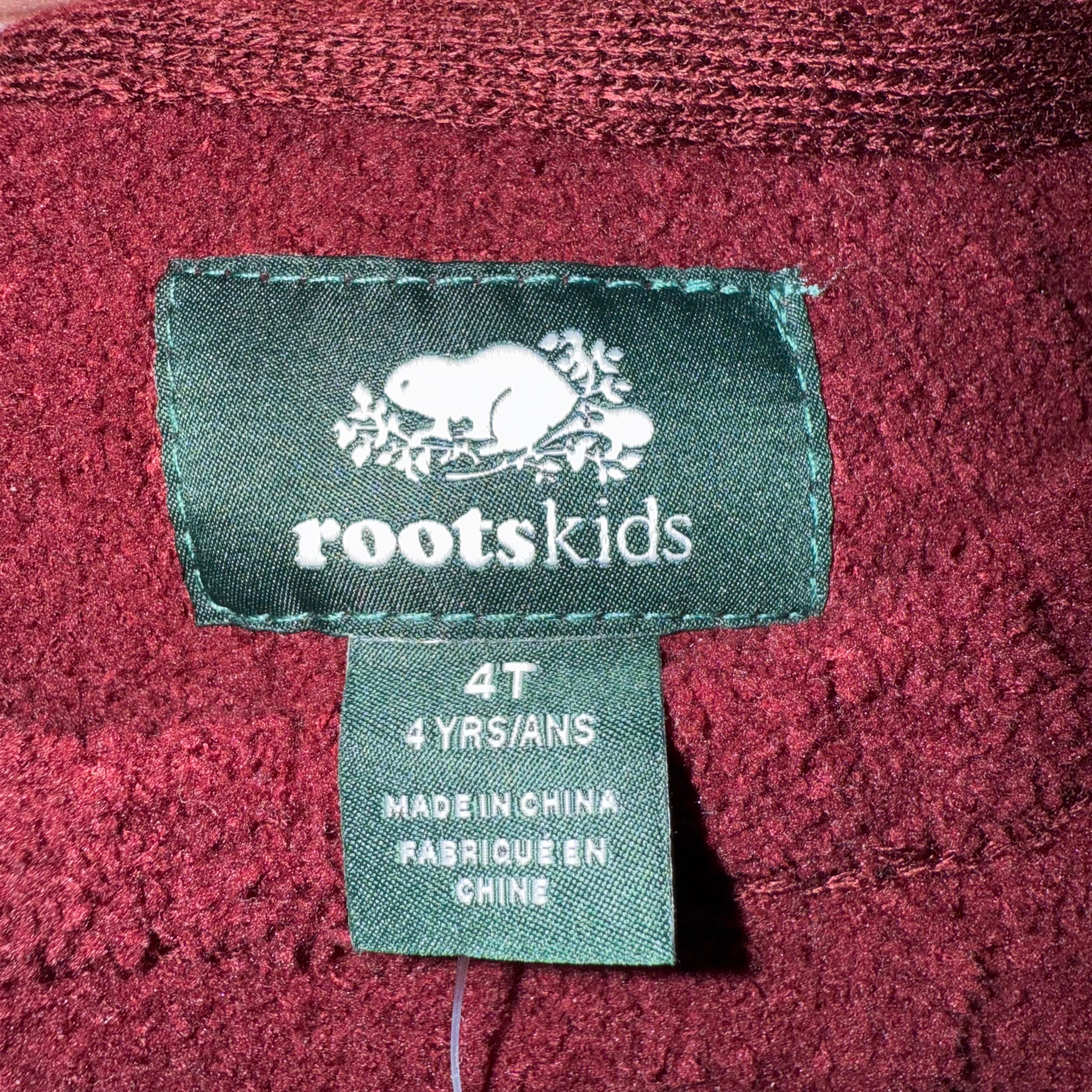 Roots 4T Mulberry Dawson cable tunic NEW BNWT sweater brand new