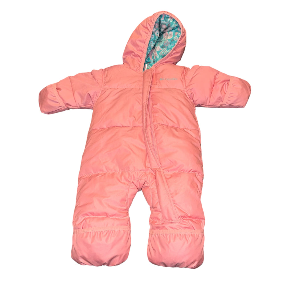Columbia Snuggly Bunny II 3-6 month down snowsuit with 550 fill