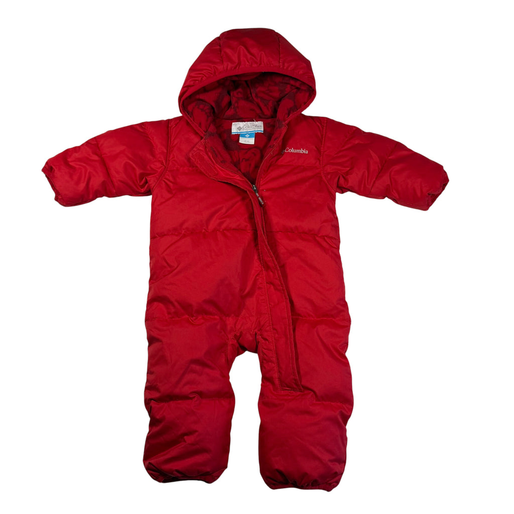 Columbia Snuggly Bunny Down Snowsuit - Red - 6-12 Months - Ready Kids Canada