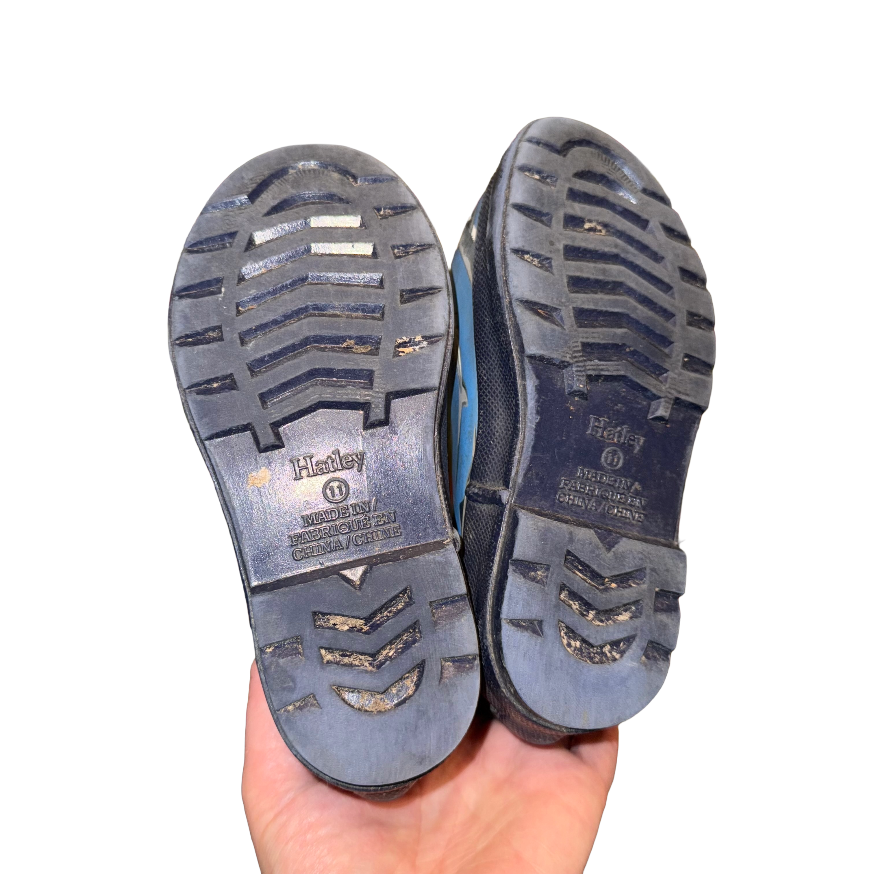 Hatley little kid 11 rain boots boys Sharks