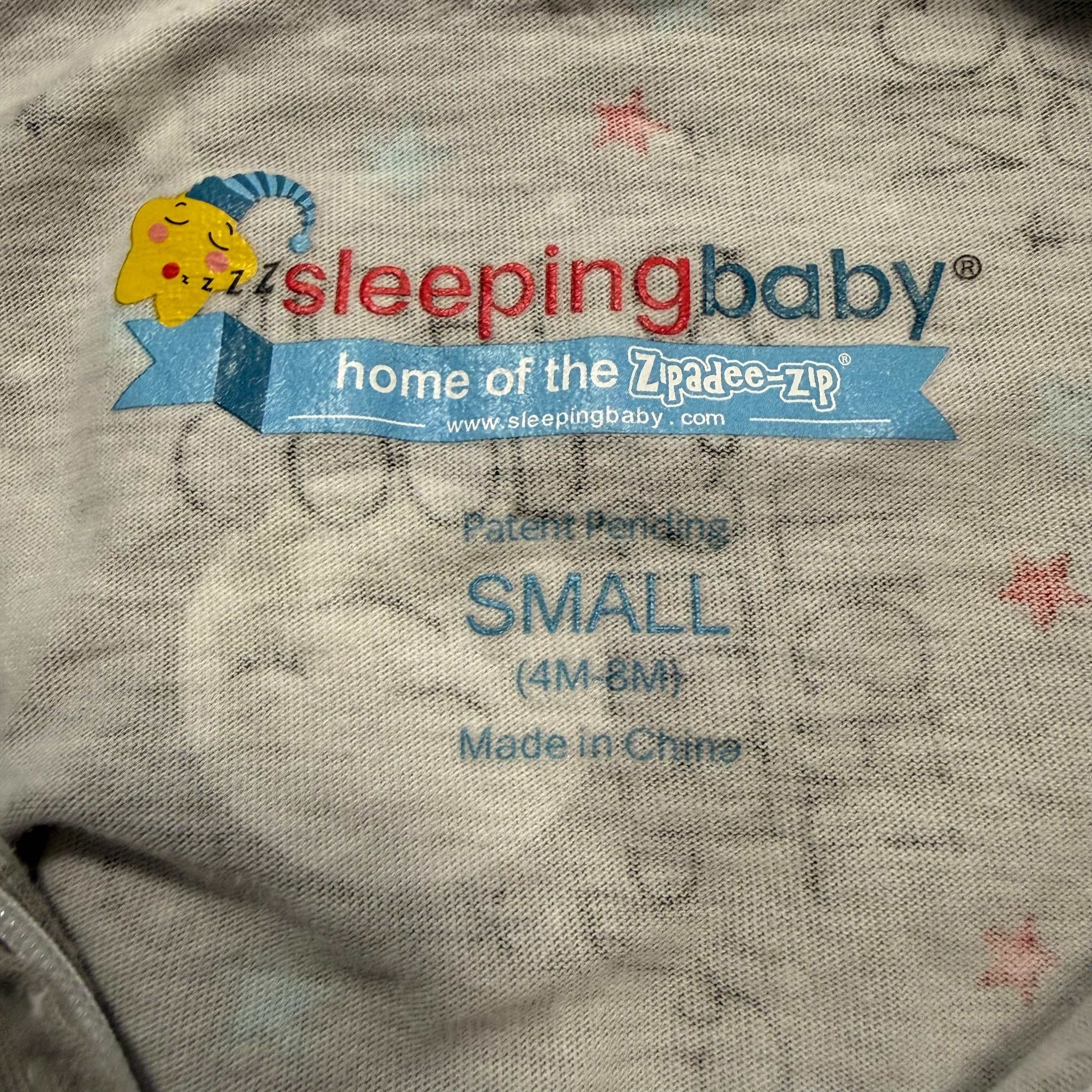 Sleeping Baby Zipadee-Zip – Moon & Stars "Good Night" (Small) - Ready Kids Canada