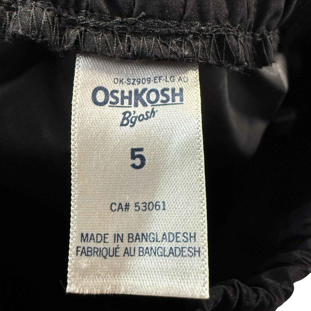 OshKosh B'gosh black windbreaker cargo pants size 5 - Ready Kids Canada