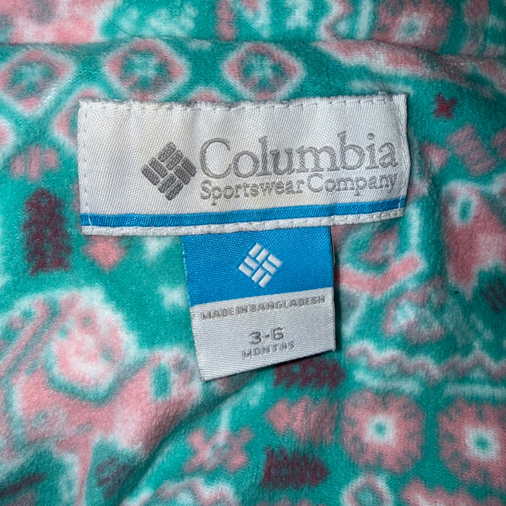 Columbia Snuggly Bunny II 3-6 month down snowsuit with 550 fill