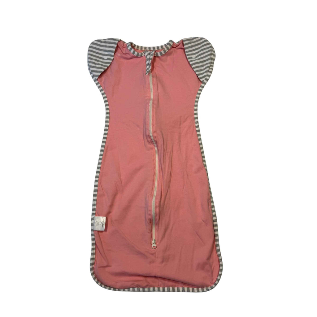 Insular Baby Sleep Sack Swaddle, Pink and Grey Stripes, Size Medium (5–9 KG) - Ready Kids Canada