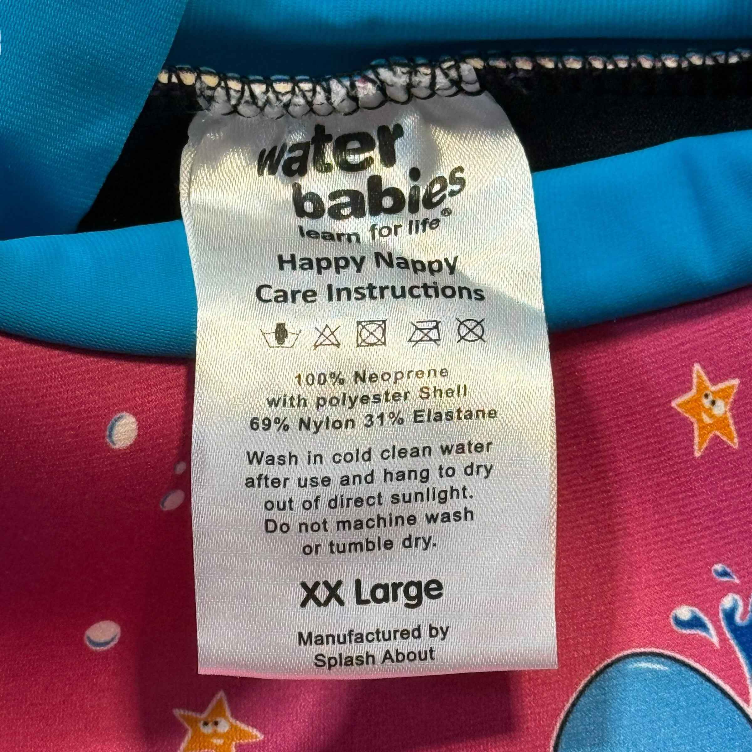 Water Babies Bubba Happy Nappy Swim Diaper (Pink Whale) XXL - Ready Kids Canada