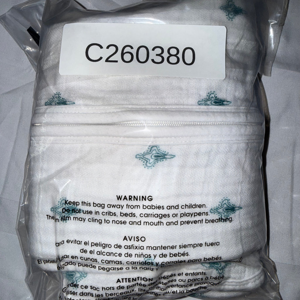 aden + anais XL Teal Diamond Sleep Sack - Ready Kids Canada