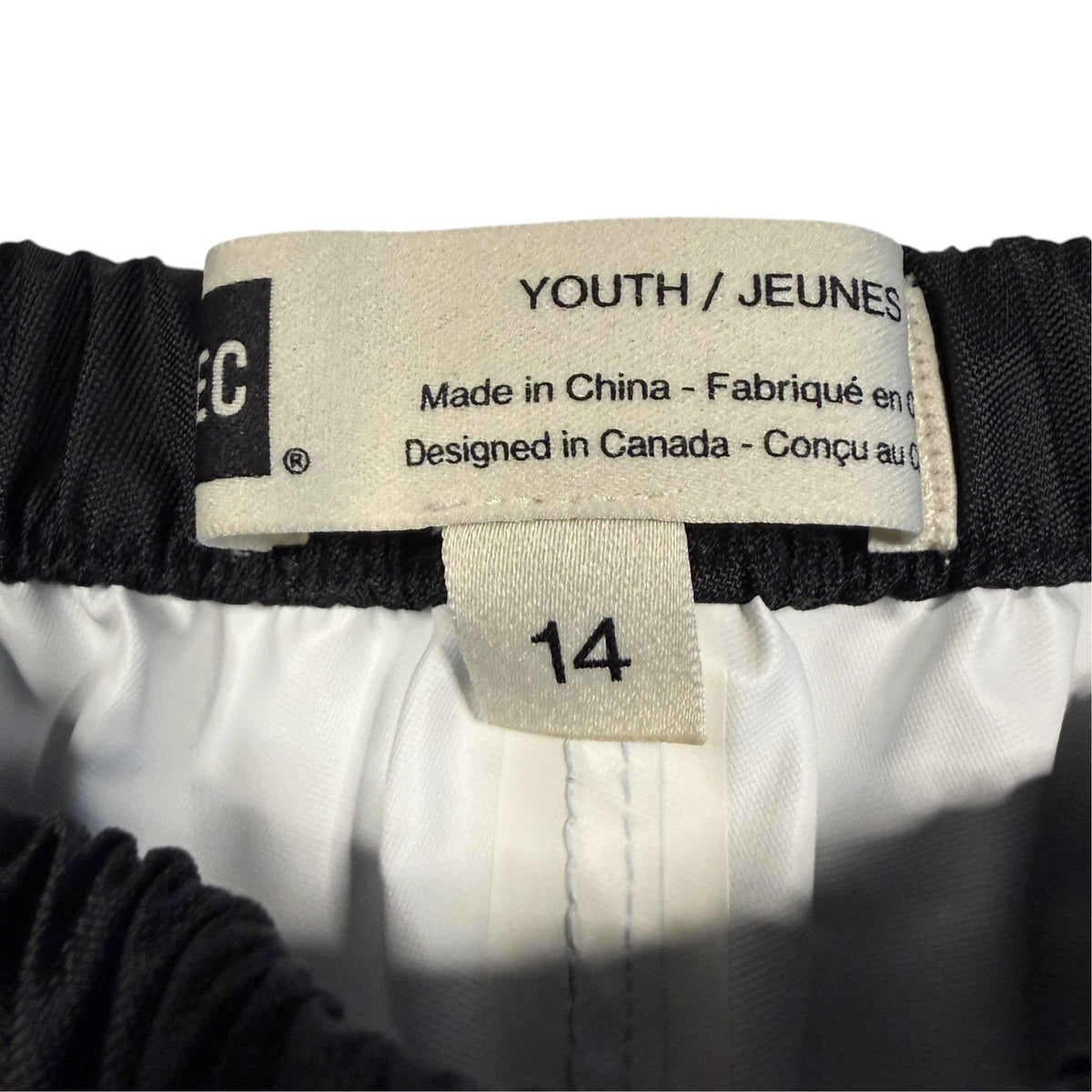 MEC Heritage Rain Pants – Youths Size 14 Black