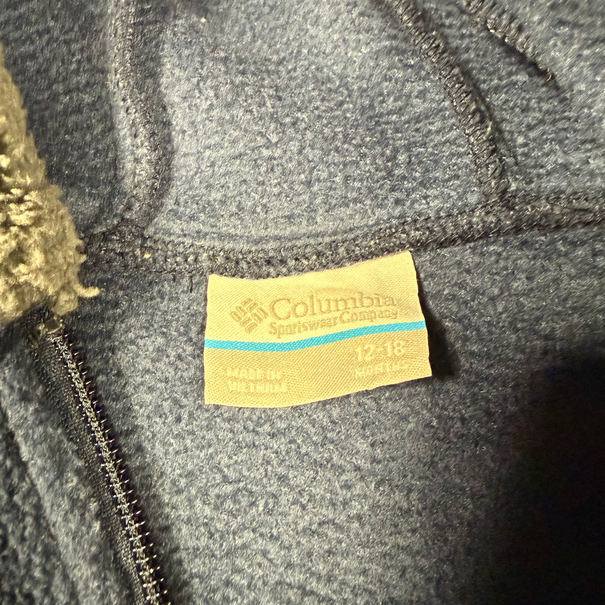 Columbia Fleece Bunting Suit - Navy - 12-18 Months - Ready Kids Canada