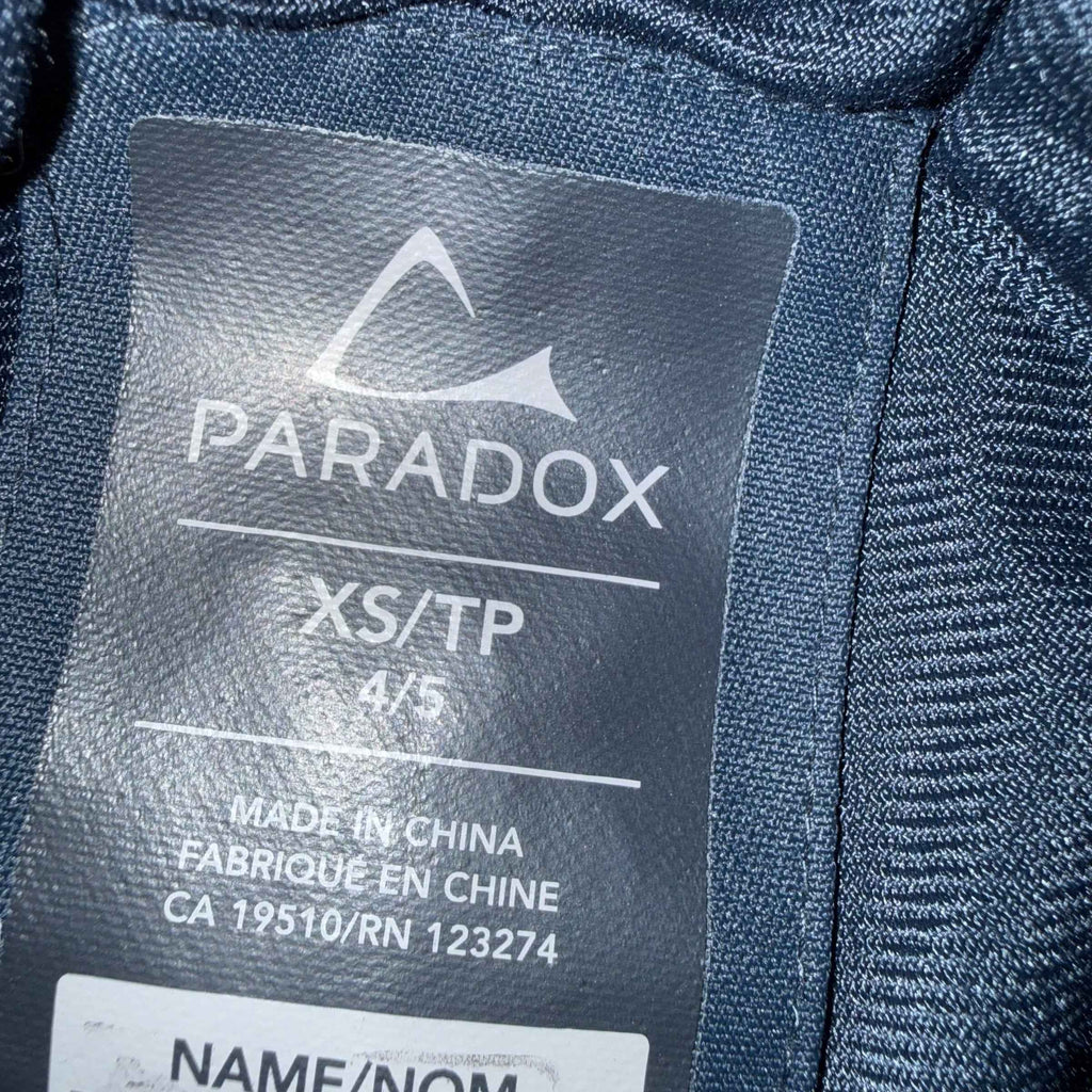 Paradox Size 4/5 Splash Pants Navy