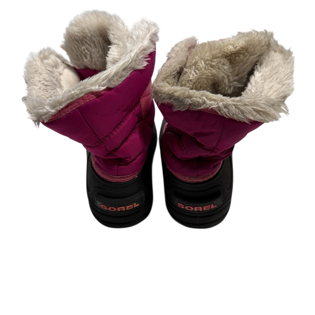 Sorel Snow Commander Toddler Size 10 Winter Snow Boots Pink