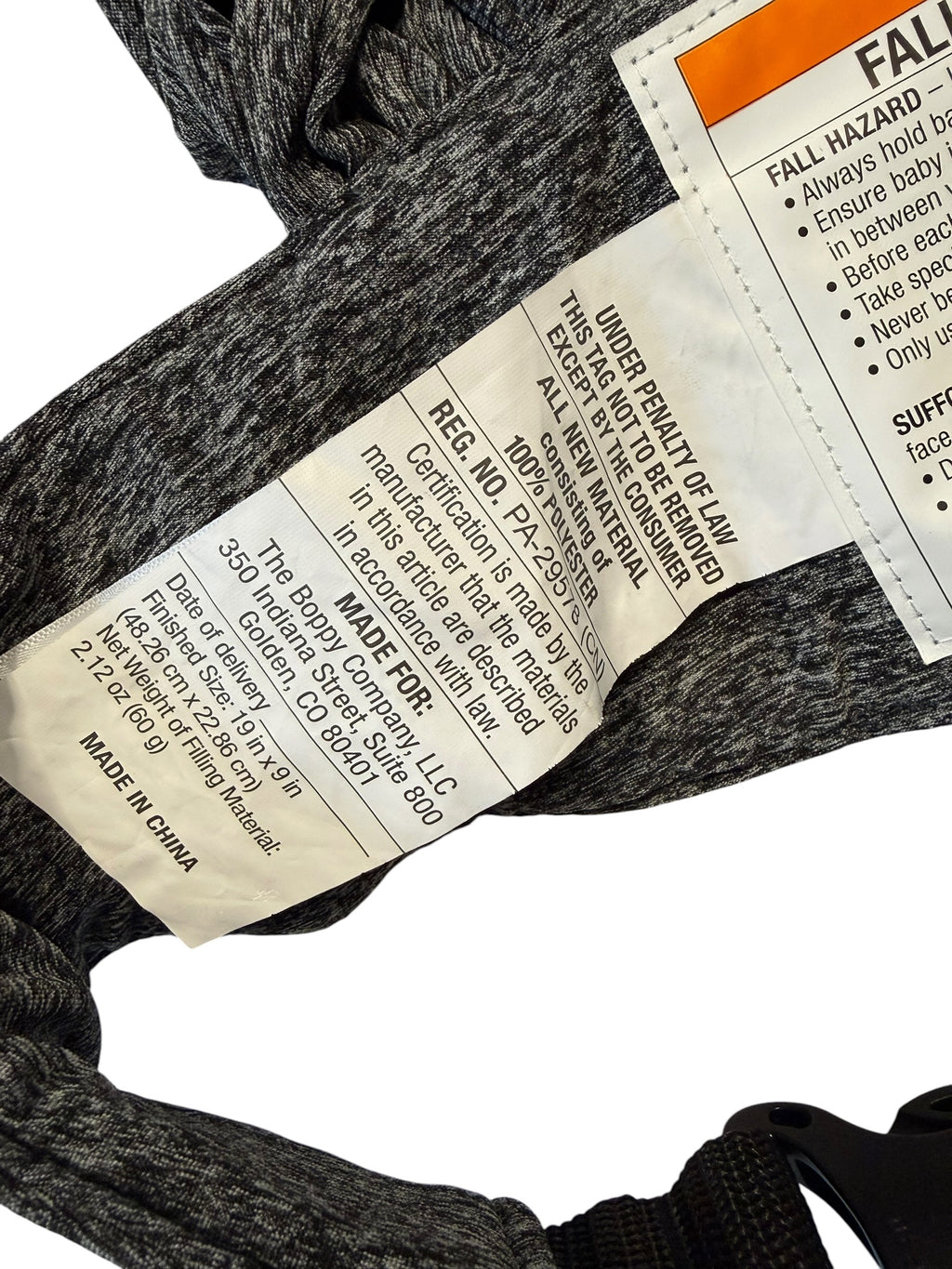 Boppy ComfyFit Adjust Hybrid Baby Carrier, Heathered Gray - Ready Kids Canada