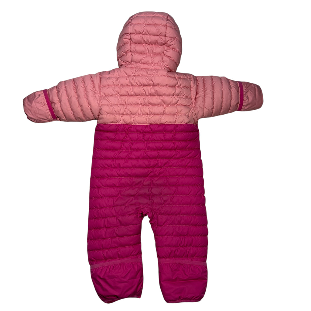 Columbia Powder Lite Reversible Baby Bunting 12-18 months Pink floral print