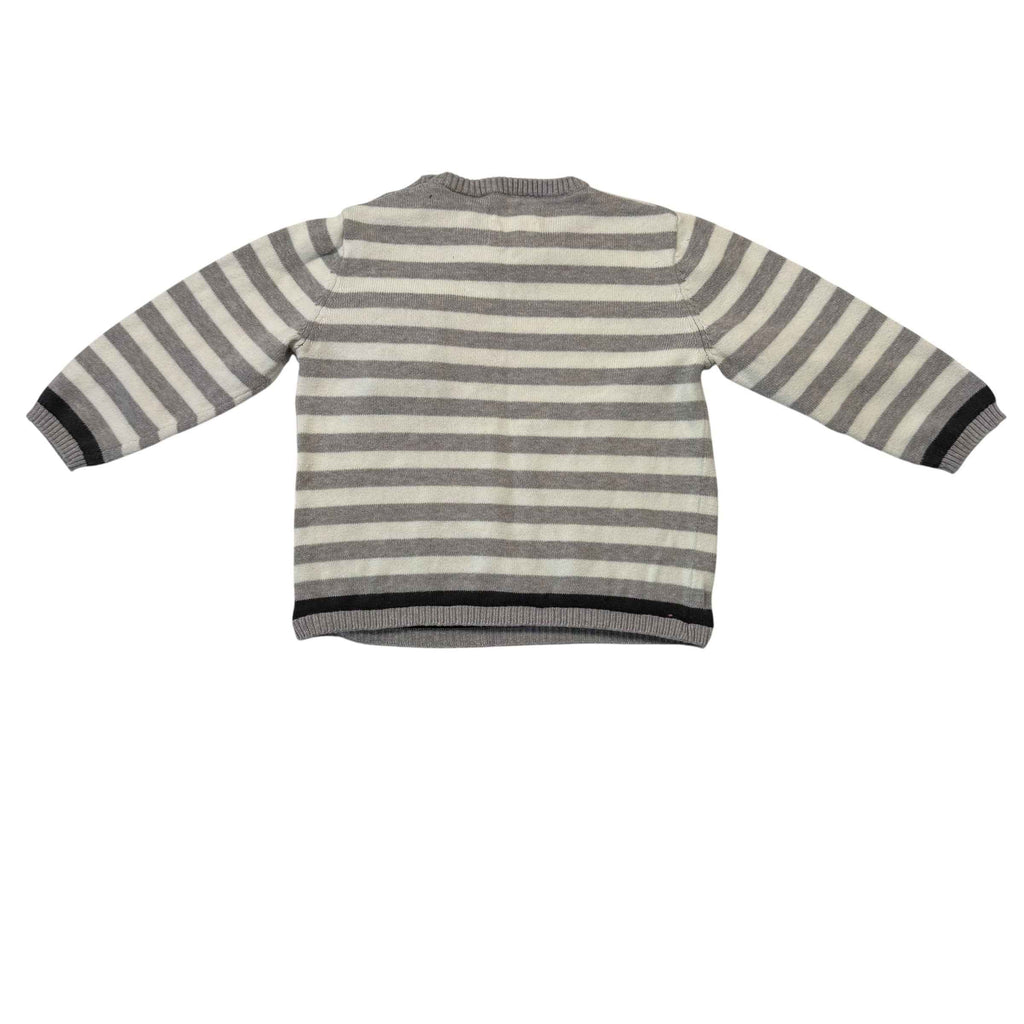 Zara Baby Boy Knit Striped Sweater (18-24 Months) - Ready Kids Canada