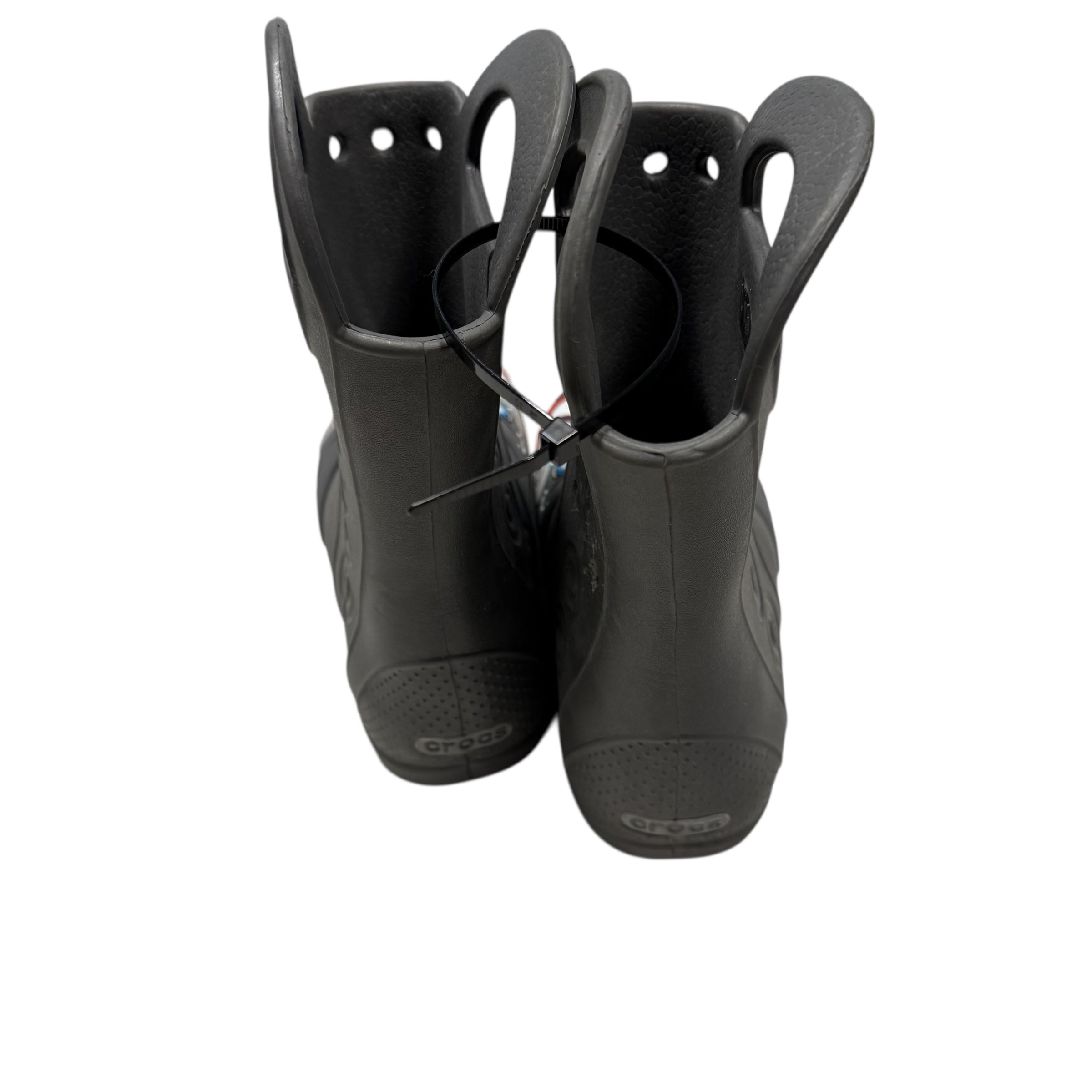 Crocs Handle It Big Kid Size J1 Rain Boots Sharks