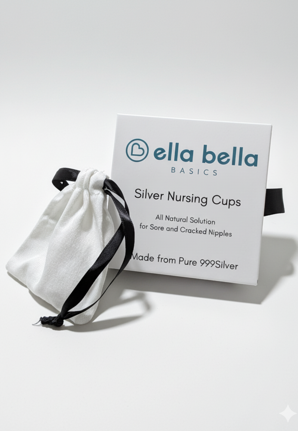 Ella Bella Basics™ 999 Pure Silver Nursing Cups - Ready Kids Canada