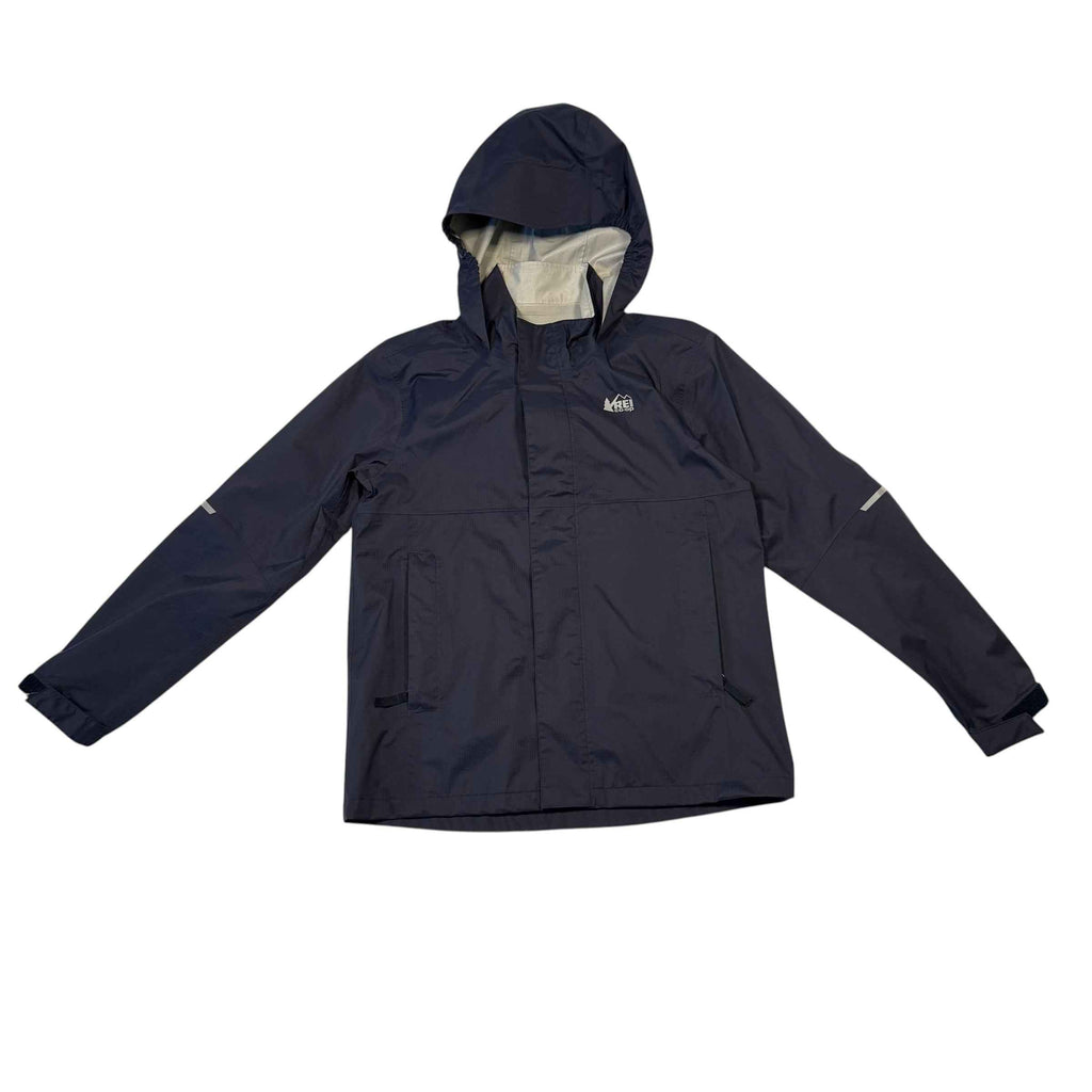REI Co-op Rain Jacket Kids M Navy - Ready Kids Canada