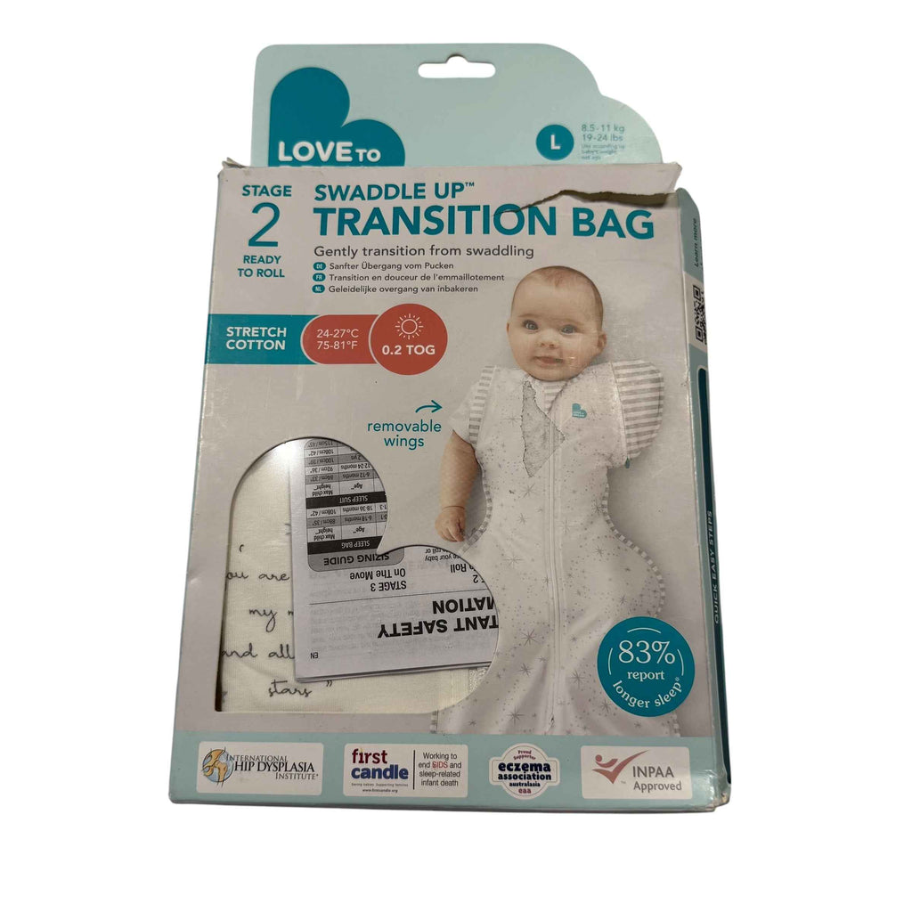 Love To Dream Swaddle Up Transition Bag Stage 2 - Large - 0.2 TOG - Ready Kids Canada