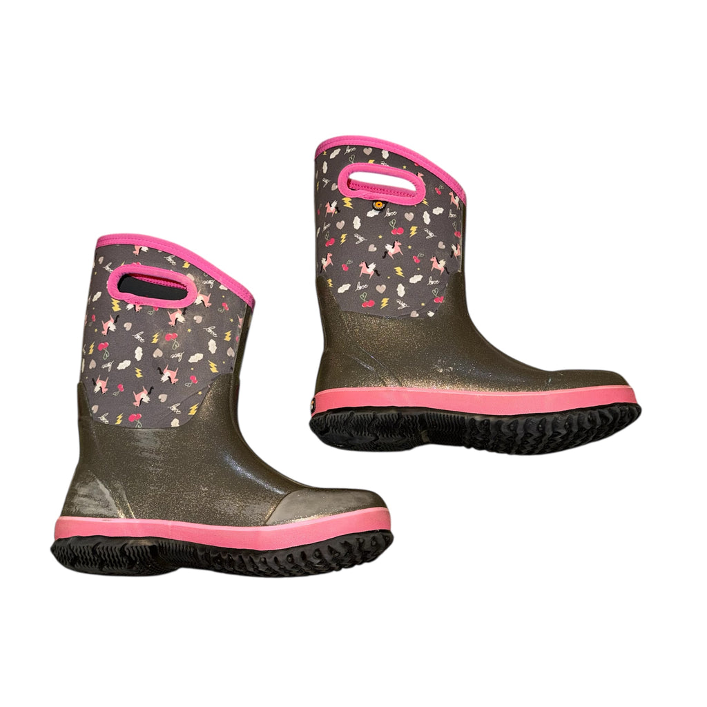 Bogs Classic Pegasus big kid size 6 winter snow boots waterproof rated -34