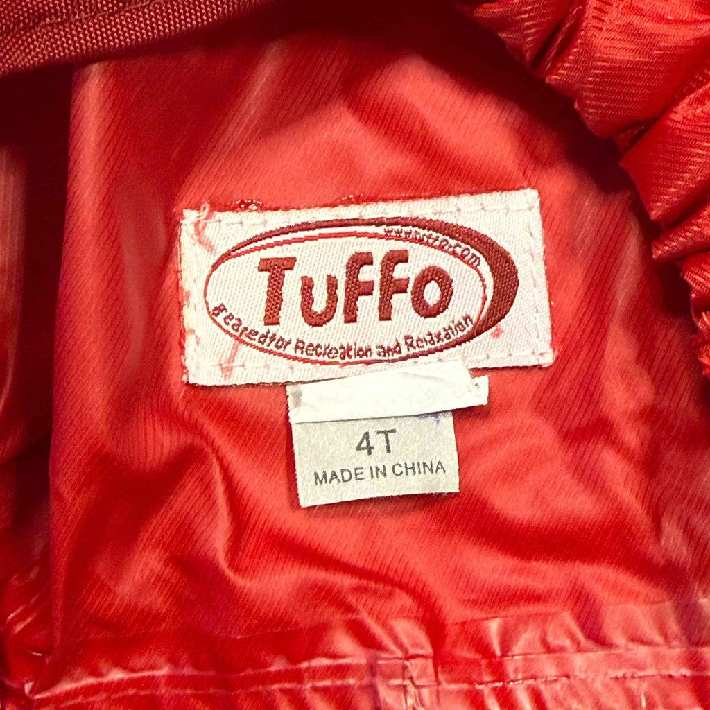Tuffo Muddy Buddy Waterproof Rain Suit - Red, Size 4T - Ready Kids Canada