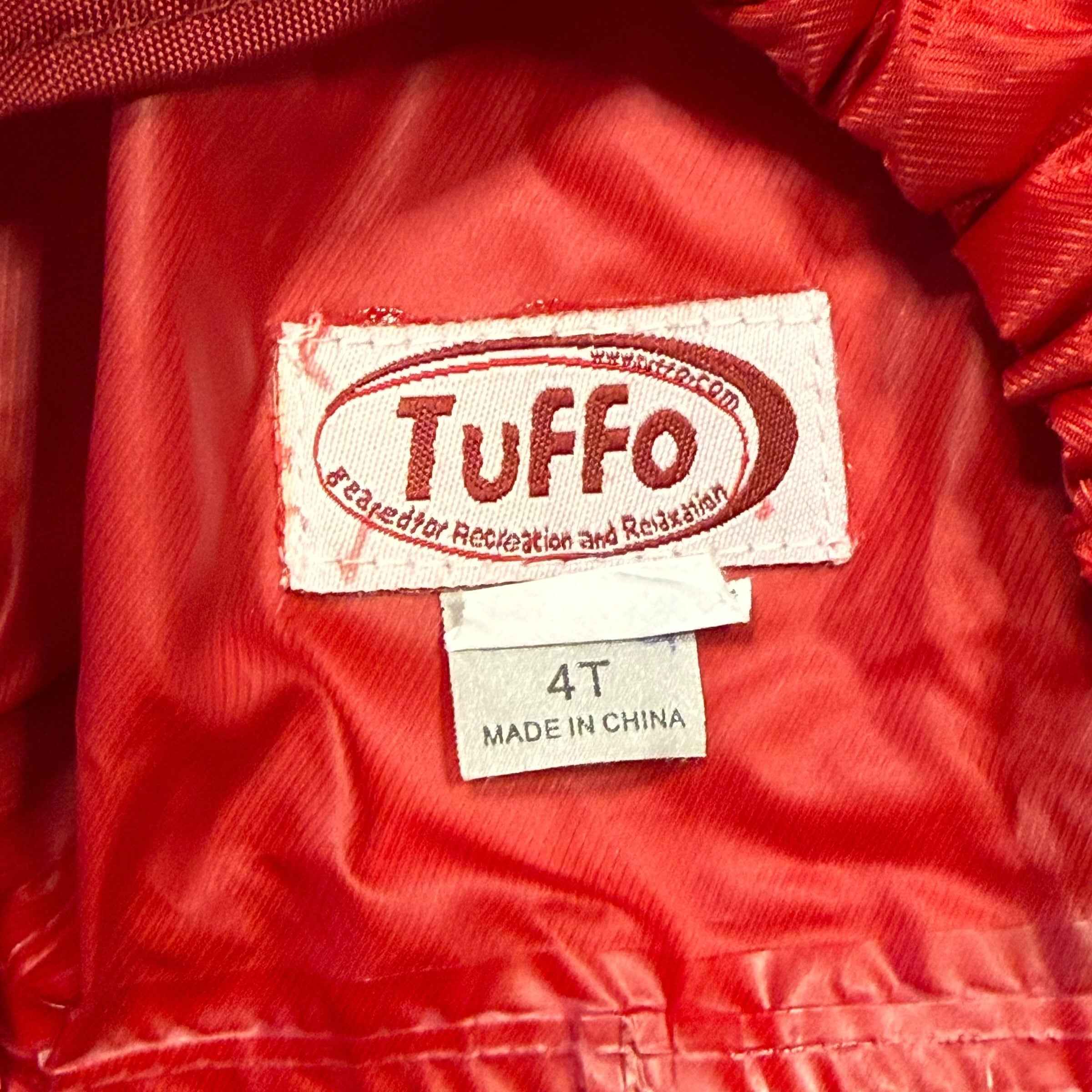 Tuffo Muddy Buddy Waterproof Rain Suit - Red, Size 4T - Ready Kids Canada