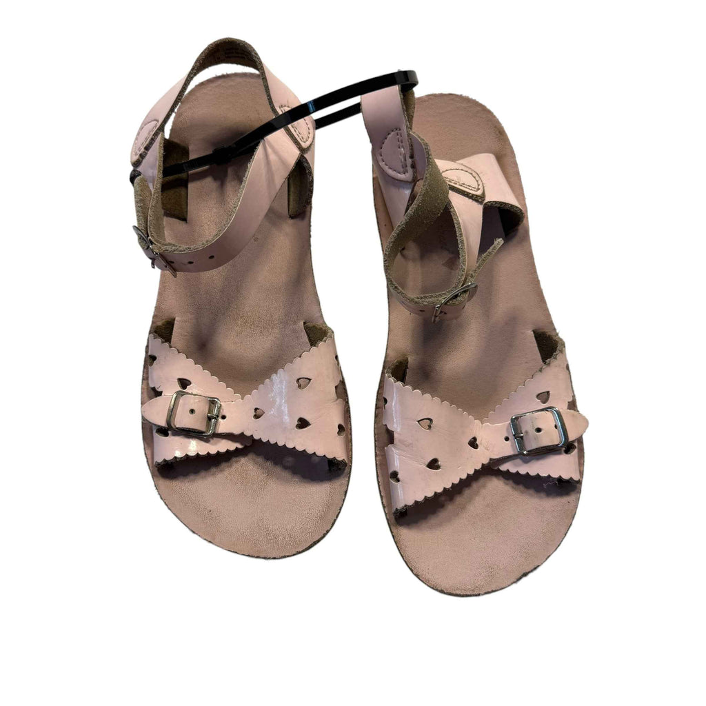 Sun-San Sweetheart Sandals – Shiny Pink Big Kid Size 2 - Ready Kids Canada