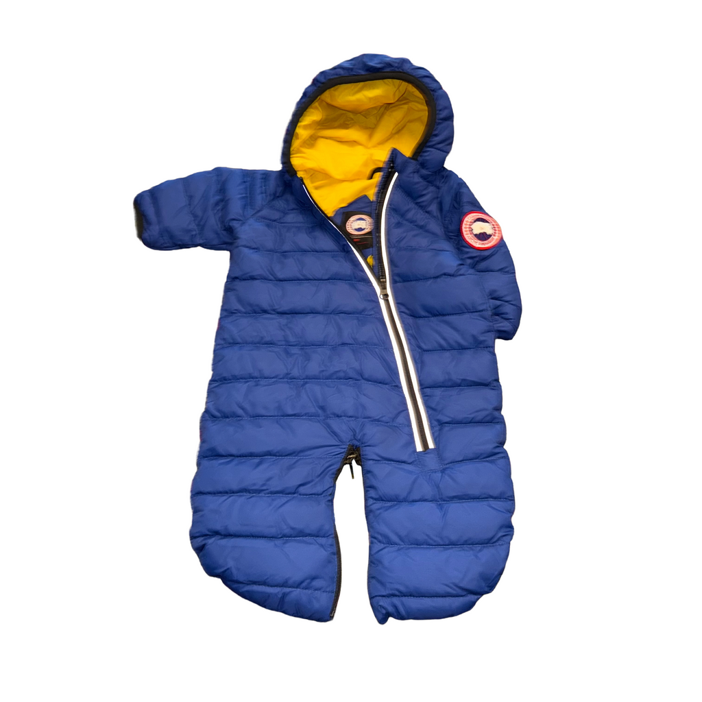 Canada Goose Baby Pup bunting bag 0-3 months down insulated snowsuit