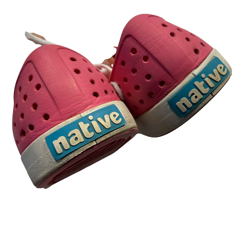 Native Shoes Jefferson Pink Slip-On Sneakers Size J4 Big Kid - Ready Kids Canada