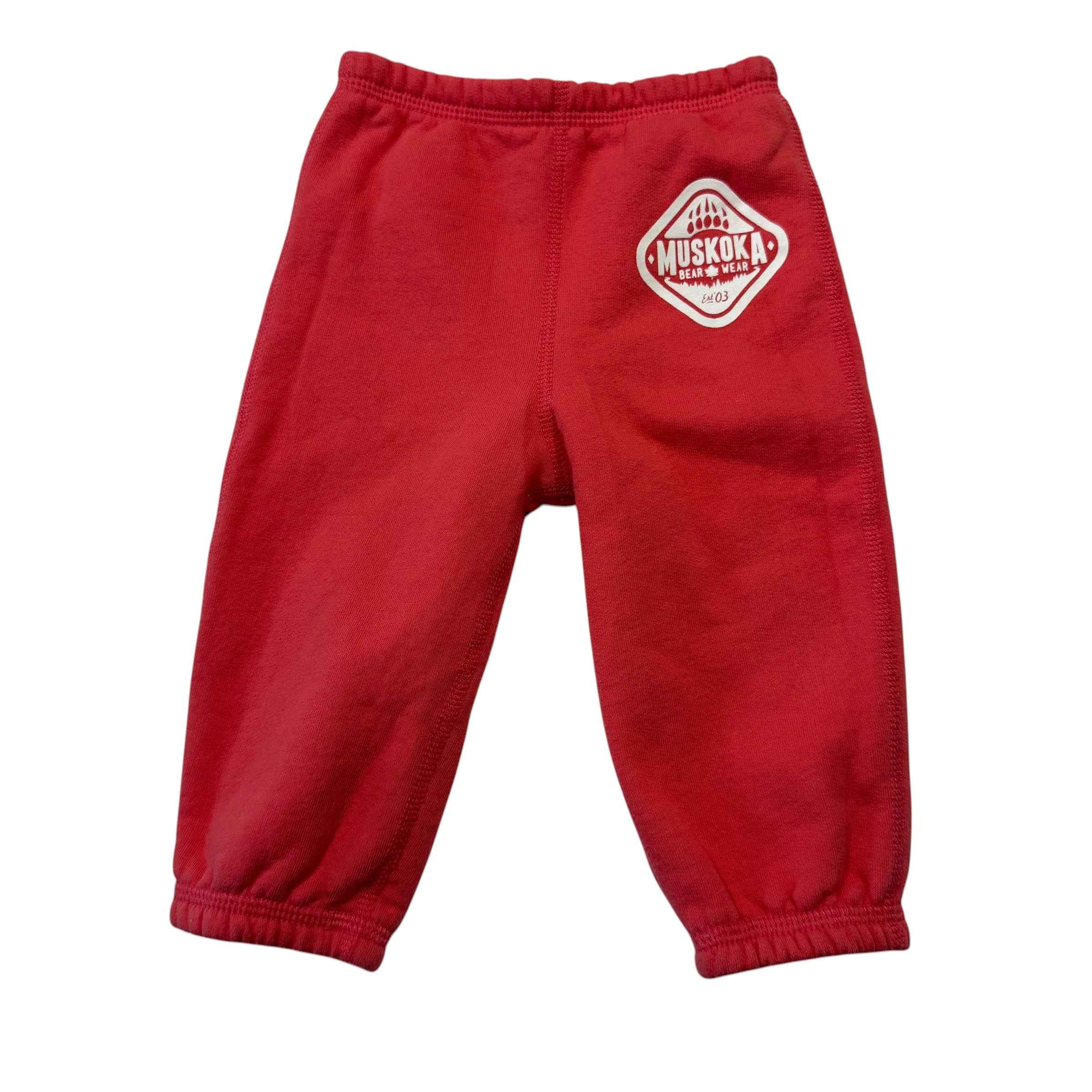 Muskoka Bear Wear Infant Paw Pants – Radiant Red (Size 6 Months) - Ready Kids Canada
