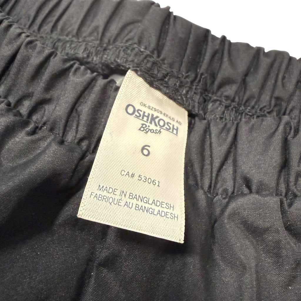 Osh Kosh B'Gosh Rain Splash Pants Size 6 Black