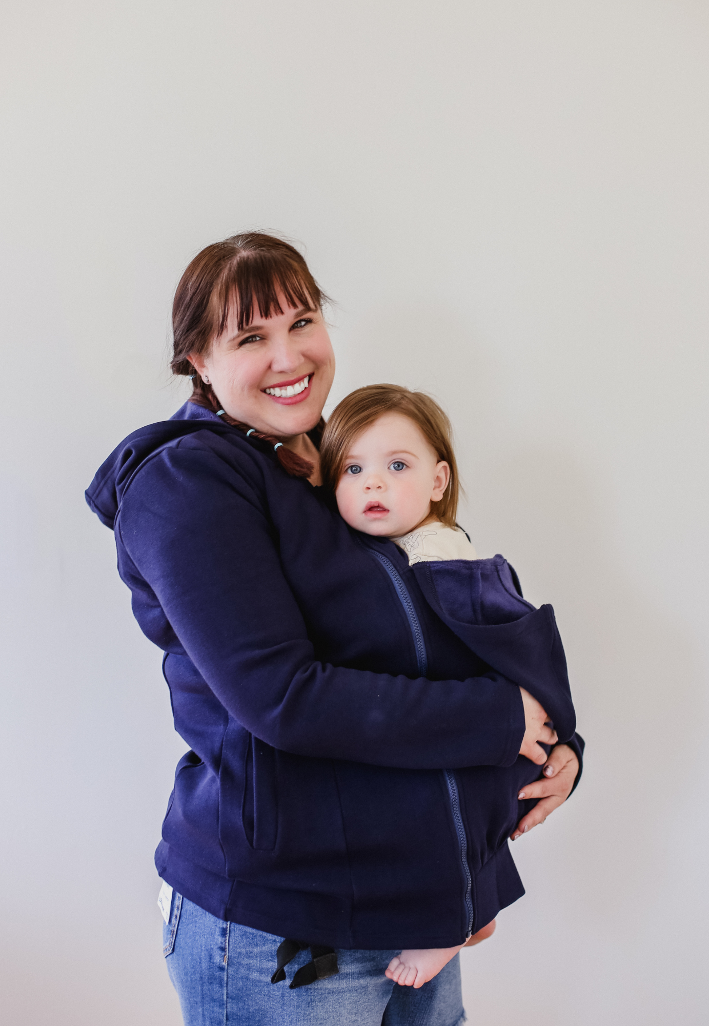 Ella Bella Basics™ 2-in-1 Fleece Baby Carrying Hoodie - Ready Kids Canada