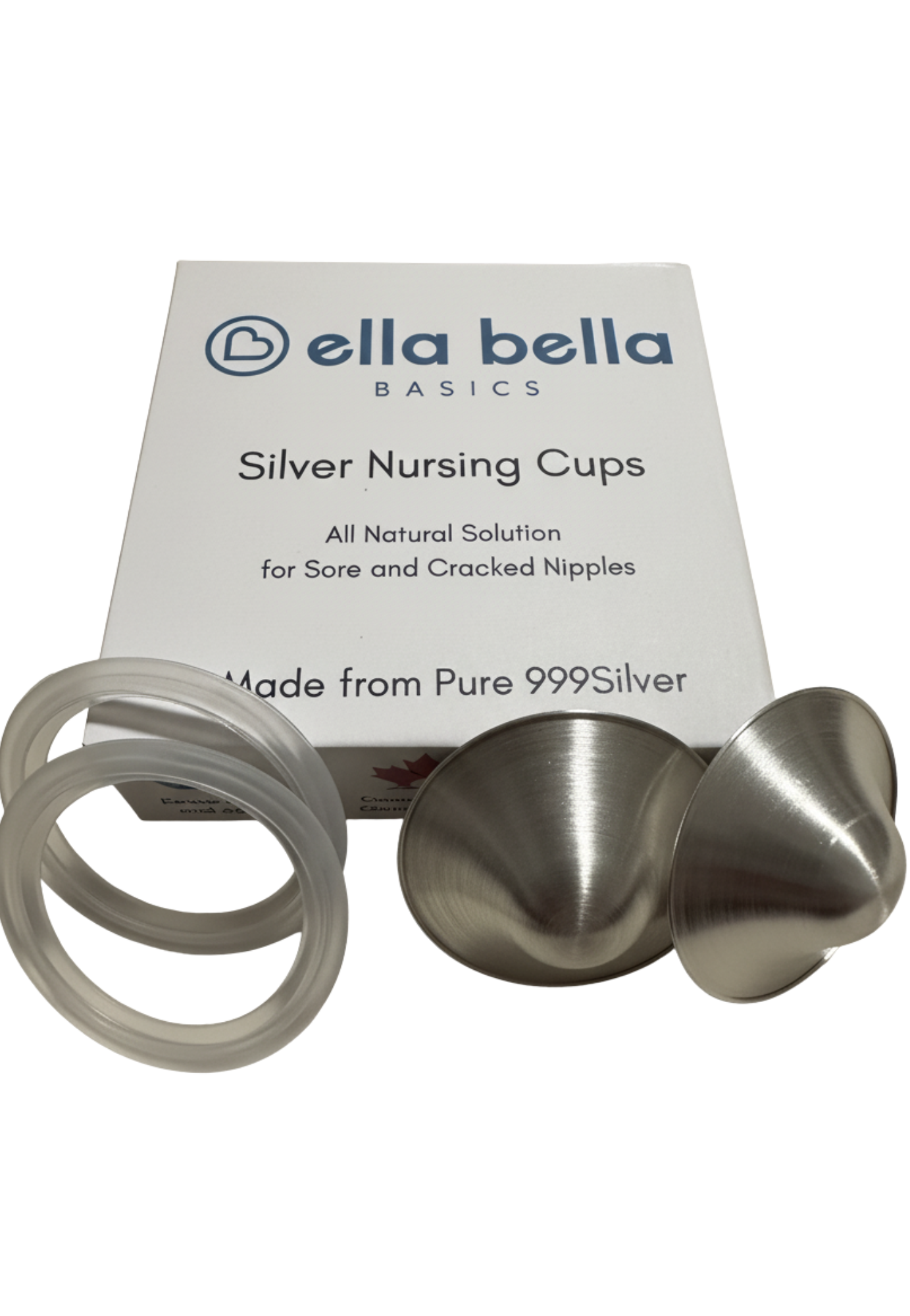 Ella Bella Basics™ 999 Pure Silver Nursing Cups - Ready Kids Canada