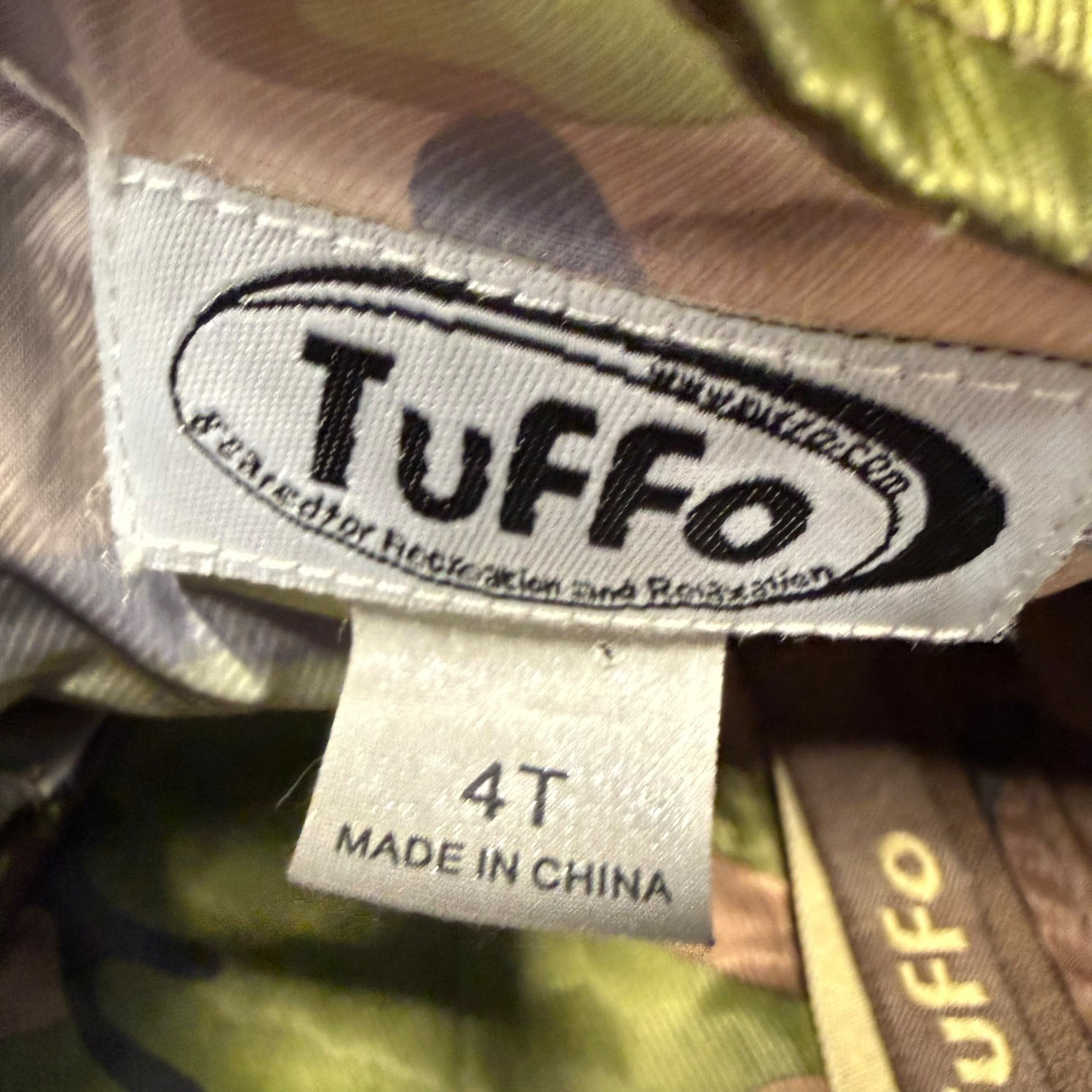 Tuffo Muddy Buddy 4T Camouflage - Ready Kids Canada
