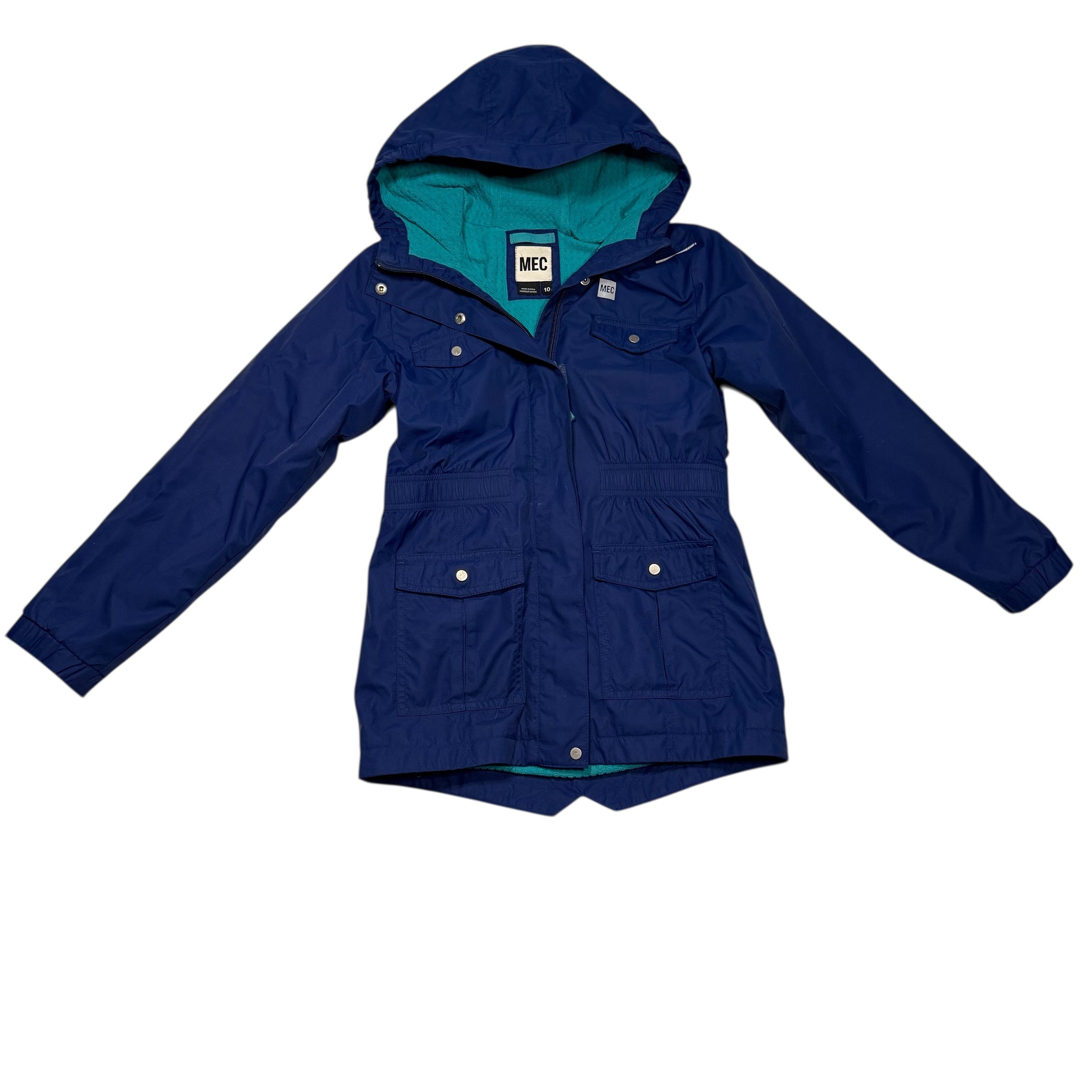 MEC Mid Season Fall/Spring Fleece Lined Jacket Girls Size 10
