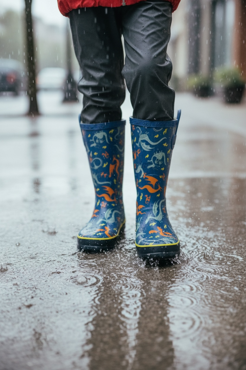 Bogs Kids' Dragons Rain Boot in Big Kid Size 2 - Ready Kids Canada