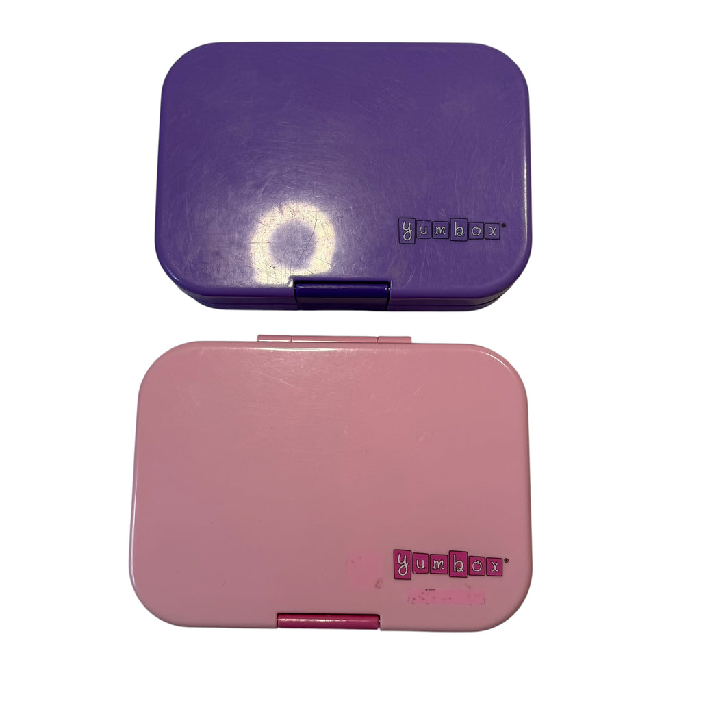 Yumbox Tapas Larger Size 4-Compartment Leakproof Bento Lunch Box (Pink and Purple) - Ready Kids Canada
